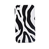 Lagging Protective PVC Case Cover for iPhone 4 (Zebra Stripe)