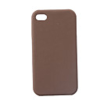 Lagging Protective PVC Case Cover for Iphone4 (Coffee)