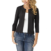 laisiyi solid outwear all-match slim cardigan jacket blazer black medium miniinthebox