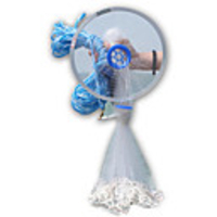 Landing Net Fishing Net / Keep Net 2.4 m Polyester Plastic 10 mm Freezer Safe Fish General Fishing