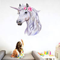 Landscape / Animals Wall Stickers Animal Wall Stickers Decorative Wall Stickers,  PVC Home Decoration Wall Decal Wall / Fridge Decoration 1pc