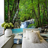 Landscape Waterfall Suitable for TV Background Wall Wallpaper Murals Living Room Cafe Restaurant Bedroom Office XXXL(448280cm) miniinthebox