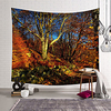 Landscape Forest Leaves Wall Tapestry Art Decor Blanket Curtain Hanging Home Bedroom Living Room Decoration Polyester miniinthebox