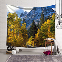 Landscape Forest Wall Tapestry Art Decor Blanket Curtain Hanging Home Bedroom Living Room Decoration Polyester miniinthebox