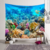 Landscape Ocean Wall Tapestry Art Decor Blanket Curtain Hanging Home Bedroom Living Room Decoration Polyester miniinthebox