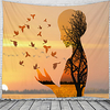 Landscape Scenery Wall Tapestry Art Decor Blanket Curtain Hanging Home Bedroom Living Room Decoration The Sky Of The Sunset miniinthebox