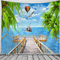 Landscape Wall Decor 100% Polyester Classic / Modern Wall Art,  150100 cm Decoration