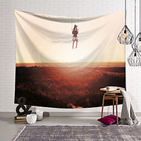 Landscape Wall Tapestry Art Decor Blanket Curtain Hanging Home Bedroom Living Room Decoration miniinthebox