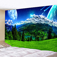 Landscape Wall Tapestry Art Decor Blanket Curtain Hanging Home Bedroom Living Room Decoration miniinthebox