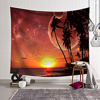 Landscape Wall Tapestry Art Decor Blanket Curtain Hanging Home Bedroom Living Room Decoration Polyester miniinthebox