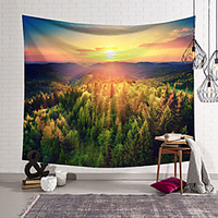 Landscape Wall Tapestry Art Decor Blanket Curtain Hanging Home Bedroom Living Room Decoration Polyester miniinthebox