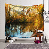 Landscape Wall Tapestry Art Decor Blanket Curtain Hanging Home Bedroom Living Room Decoration Polyester miniinthebox