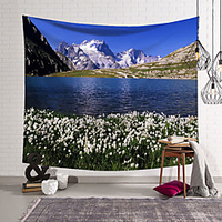 Landscape Wall Tapestry Art Decor Blanket Curtain Hanging Home Bedroom Living Room Decoration Polyester miniinthebox