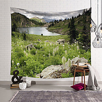 Landscape Wall Tapestry Art Decor Blanket Curtain Hanging Home Bedroom Living Room Decoration Polyester miniinthebox