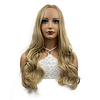 Lange Golvend Hittebestendige Synthetische Pruiken Voor Vrouwen Meisjes Met Pony Thema Party Out Fun Blonde Met Hoogtepunten miniinthebox