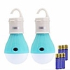 lanterns battery powered led camping lights with hook for easy hanging - portable and lightweight tent light for kids lantern with adjustable brightness - 2 packs,  6 aaa battery included