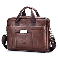 Laptop Briefcases 14 inch Compatible with Macbook Air Pro,  HP,  Dell,  Lenovo,  Asus,  Acer,  Chromebook Notebook Expandable Bag Waterpoof Shock Proof with Handle Leather Solid Color for Travel miniinthebox