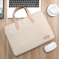 Laptop Briefcases CN-76 12 14 15.6 inch Compatible with Macbook Air Pro,  HP,  Dell,  Lenovo,  Asus,  Acer,  Chromebook Notebook Carrying Case Cover Waterpoof Shock Proof Expandable Oxford Fabric Solid miniinthebox
