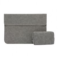 Laptop Case 13.3 Inch Laptop 14 Inch Laptop 15.6 Inch Laptop Sleeve Waterpoof Shock Proof Canvas Solid Color Leather Compatible with Macbook,  HP,  Dell,  Lenovo,  Asus,  Notebook for Men for Women for miniinthebox