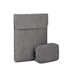 Laptop Sleeve Case With Carrying Bag Waterproof PU Leather