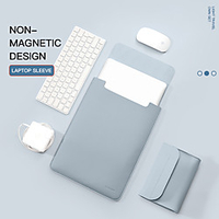 Laptop Sleeves 12 13.3 14 inch Compatible with Macbook Air Pro,  HP,  Dell,  Lenovo,  Asus,  Acer,  Chromebook Notebook Carrying Case Cover Waterpoof Shock Proof PU Leather Solid Color for Travel miniinthebox