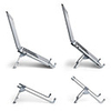 Laptop Tablet Stand Portable Folding Stand Tablet Top Anti-skid Angle Height Adjustable Bracket Home Office