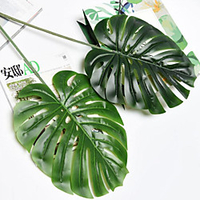Large Single Hand Feeling Turtle Back Flower Arrangement Accessories Simulation Leaf Plant Wall Flower Arrangement 71cm miniinthebox