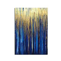 Large wall painting on canvas vertial 100% Hand painted abstract art decorative pictures for living room wall lienzos cuadros decorative golden Rolled Without Frame