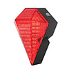 Laser Bike Light Rear Bike Tail Light Safety Light LED Mountain Bike MTB Bicycle Cycling Waterproof Portable Adjustable Travel Size Li-polymer 20 lm Rechargeable Power Red Camping / Hiking / Caving