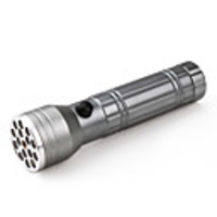 Laser LED 3-Mode Flashlight(1W,  Silver)