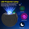 Laser Star Projector with LED Nebula Galaxy LED Night Light Galaxy Projector for Room Decor and Party Decoration Christmas Gift