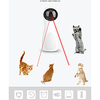 Laser Toy Interactive Toy Interactive Cat Toys Dog Cat Kitten 1pc Rectangular Rechargeable Lighting Automatic USB Charger Releasing Pressure ABSPC Gift Pet Toy Pet Play miniinthebox