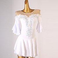 Latin Dance Ballet Latin Salsa Dance Dress Crystals / Rhinestones Women