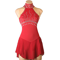 Latin Dance Ballet Latin Salsa Dance Dress Crystals / Rhinestones Women