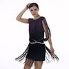 Latin Dance Dress Sash / Ribbon Tassel Crystals / Rhinestones Women