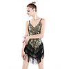 Latin Dance Dress Sequin Tassel Women