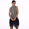 Latin Dance Dress Tassel Paillette Women