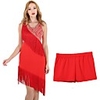Latin Dance Dress Tassel Women