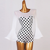 Latin Dance Leotard / Onesie Pattern / Print Split Joint Women