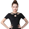 Latin Dance Top Criss Cross Solid Women