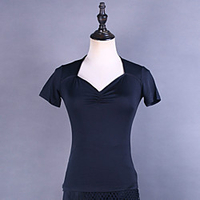 Latin Dance Top Solid Women