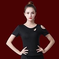 Latin Dance Top Solid Women