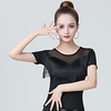 Latin Dance Top Tassel Solid Women