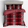 Lattice Grid Series 3D Print 3-Pieces Duvet Cover Set Hotel Bedding Sets Comforter Cover with Soft Lightweight Microfiber(Include 1 Duvet Cover and 1 or 2 Pillowcases)