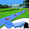 Lawn Water Slides Large Double Water Slide Splash Sprint Inflatable Water Slides Breakthrough Blast Water Slide Garden Racing Water Slide Water Slide 26.4ft Children Water Slide Garden Racing miniinthebox