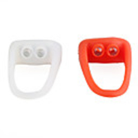 LC-9065 Fiets Lamp Silicone Set 2 DLG (Red and White,  2 pcs)