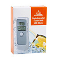 LCD Digital Alcohol Tester Breathalyser with Clock