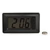 LCD Digital Car Dashboard Desk Clock - Black