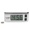 LCD Digital Car Dashboard Desk Clock - Silver