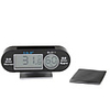 LCD Solar Thermometer Hygrometer in Car/Room - Black